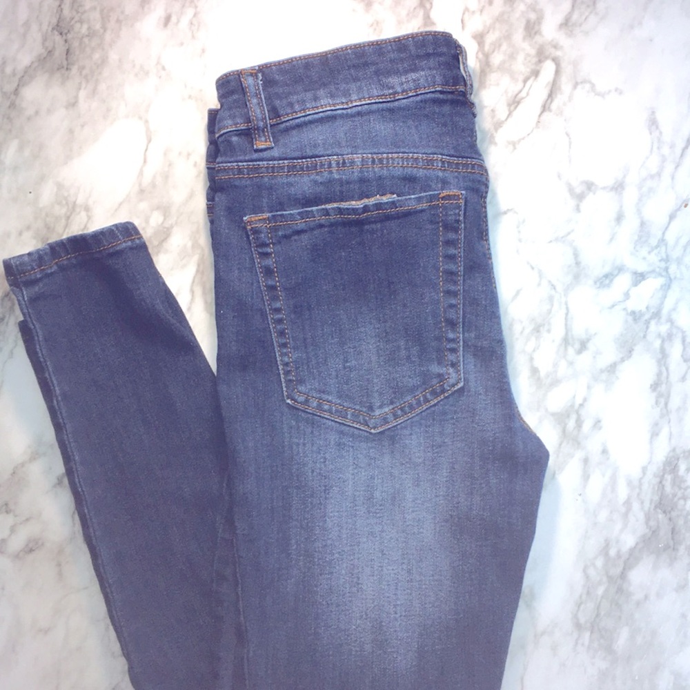 Rue 21 Dark Wash Midrise Jeggings